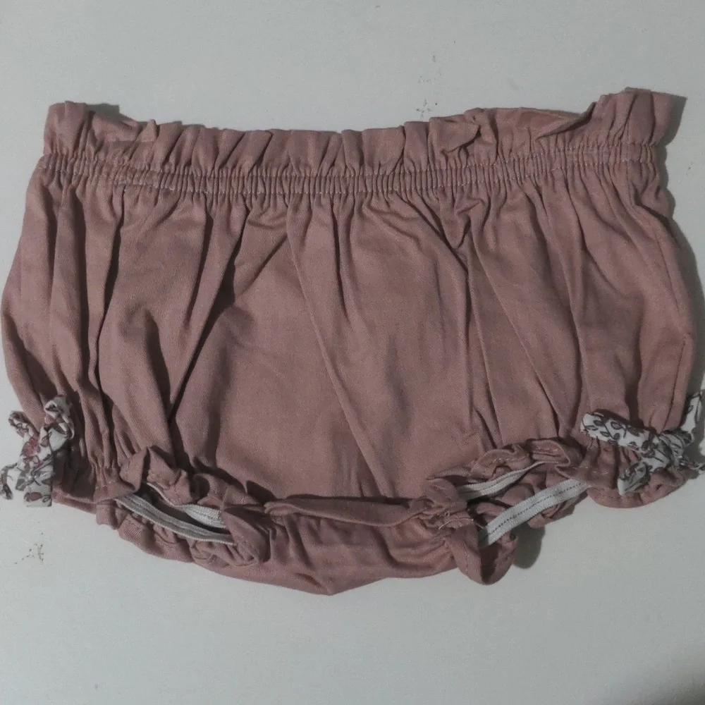 Willow & Whistle Baby Girl Floral Top and Bloomers Set. Size 3 Months NWT - Picture 5 of 8